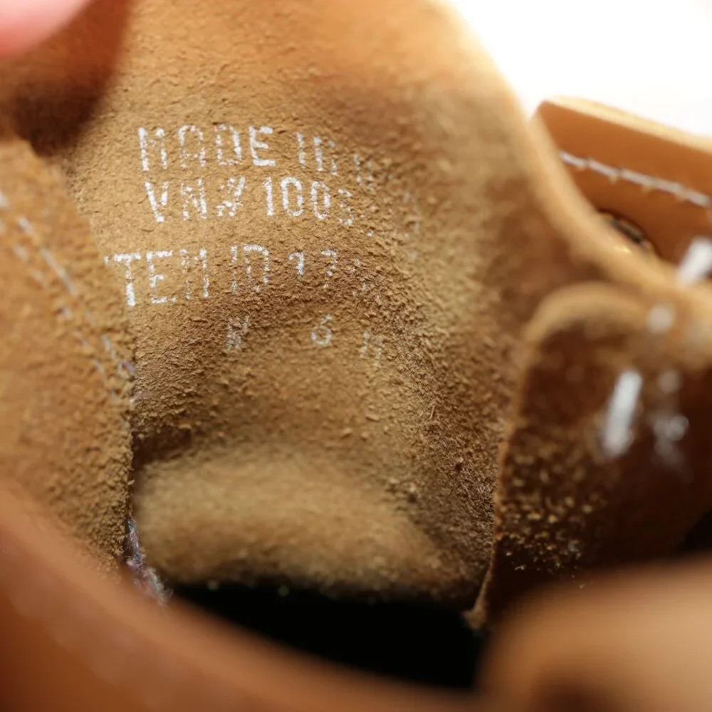 LL Bean USA Womens Bean Boot Size 6 Brown Leather Lace Up Waterproof Duck Bootie